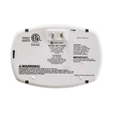 SkuImg;CO600;CO600_Back_900x900px.jpg;CO600 Plug-In Carbon Monoxide Alarm - Back