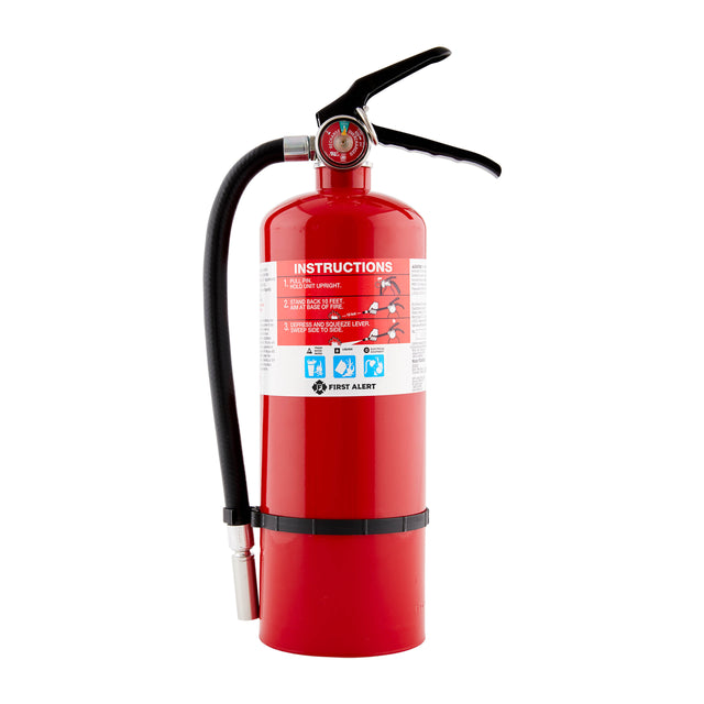 ProdImg;FE3A40GR-P;Pro5_Front.jpg;Red Fire Extinguisher front view