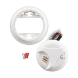 SkuImg;SA303CN-1;SA303CN3_Accs_900x900px.jpg;Smoke Alarm with mounting plate, side battery drawer open, anchors and screws