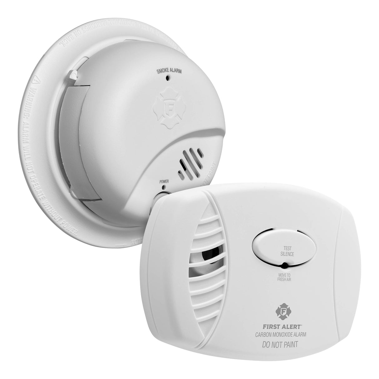 Battery-Operated Smoke Alarm & Battery-Operated CO Alarm Value Pack